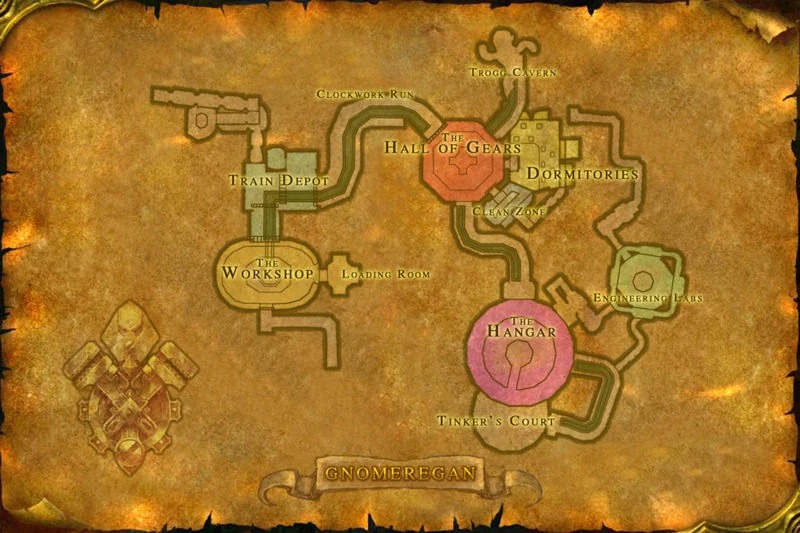 Mapa General de Gnomeregan
